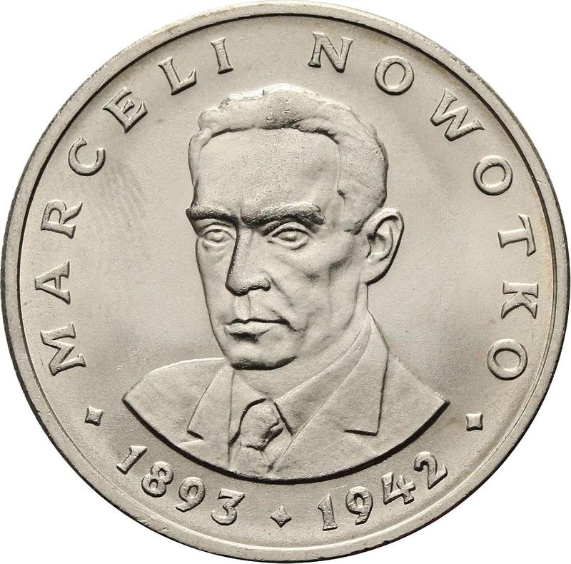 Polska 20 Złotych 1976 – Marceli Nowotko (Stan Kolekcjonerski)